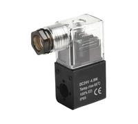 Parte elettrica della bobina dell'elettrovalvola pneumatica DC24V 12V AC220V 110V adatta for elettrovalvola 4V210-08 3V110-06 4V220 4V230 Co(DC12V)
