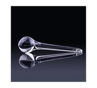 Parte in vetro trasparente lunga 1 pezzo da 6 cm con diametro di 1,5 cm