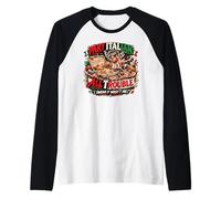Parte Italiana Tutti i guai Maglia con Maniche Raglan