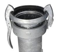 Parte M NW 159 mm, lunghezza 360 mm, con 6''. Flangia a 4 angoli, 150x150 mm, originale Perrot