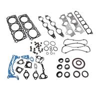 Parte motore Set completo di guarnizioni Kit guarnizioni di revisione 3,5 L V6 Gas 6G74 compatibile con PAJERO MONTERO 3,5 L 6G74 V65W V75W MD977868