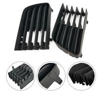 Parte Paraurti Griglia Cover ABS Accessori Nero Anteriore Inferiore Inserti Kit