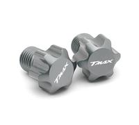 Parte per moto Accessori Per Moto 1 Paio Di Viti Per Tappi Foro Specchio In Alluminio M10X1,25 Per Yamaha TMAX530 TMAX560 TMAX 530 560 SX DX Tech Max(Grey)
