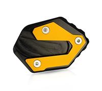 Parte per moto Cavalletto Laterale Ingrandisci Supporto Per Piastra Di Estensione Del Parti Per YAMAHA XSR900 2015 2016 2017 2018 2019 2020 2021(Black-Gold)