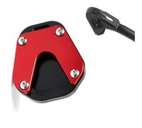 Parte per moto Moto Cavalletto Piede Laterale Estensione Pad Piastra Di Supporto Per Benelli TRK702X TRK702 TRK 702X 702 X(Red)
