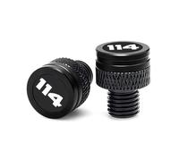 Parte per moto Moto CNC Retrovisore Lato Specchio Foro Tappo Spina Accessori Per Harley Per Davidson Street Bob 114 2018 2019 2020 2021 2022(Black)
