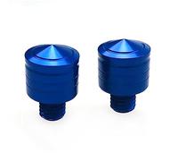 Parte per moto Moto Specchi Manubrio Retrovisore Specchietto Laterale Adattatore Di Montaggio Specchio Bulloni Vite Per Kawasaki Z400 Z650 Z750 Z800 Z250 Z1000XR Z 800 250(Blue)