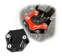 Parte per moto Per YAMAHA FORCE155 SMAX155 Force 155 SMAX Motorc Moto Di Alluminio CNC Cavalletto Laterale Ingrandire Parti Sida Stand Pad(Black)