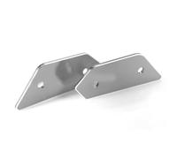 Parte per moto Specchietto Retrovisore Del Motociclo Coperchio Foro Specchio Codice Telaio Cap Blocco Base Per KAWASAKI Per NINJA400 Per NINJA 400 2018 2019(Grey)