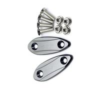 Parte per moto Specchietto Retrovisore Per Moto Copertura Del Foro Specchio Codice Telaio Cap Blocco Base Per Kawasaki Per Ninja 636 ZX 6R ZX6R ZX-6R 2009 2010 2011 2012(Grey)