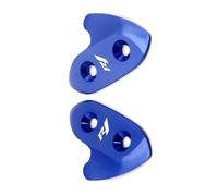 Parte per moto Specchietto Retrovisore Per Moto Copertura Del Foro Specchio Codice Telaio Cap Blocco Base Per YAMAHA YZF R1 R1M 2015 2016 2017 2018 2019(Blue)
