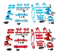 Parte RC Kit di accessori per la modifica del metallo Bracci di sospensione Knuckle dello sterzo per Tamiya TT-02 TT02 1/10 Parti di aggiornamento per auto RC