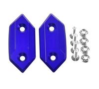 Parte retrovisore Base Per Specchietto Retrovisore Per Moto Parabrezza, Eliminatore Azionamento Copertura Foro Dello Specchio Per Kawasaki ZX10R ZX 10R ZX-10R 2008 2009 2010(Blue)