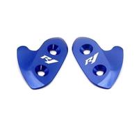 Parte retrovisore Base Per Specchietto Retrovisore Per Moto, Parabrezza, Eliminatore Di Azionamento, Copertura Foro Dello Specchio Per YAMAHA YZF R1 R1M 2015 2016 2017 2018 2019(Blue)