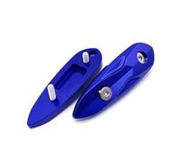 Parte retrovisore Copertura Del Foro Dello Specchietto Retrovisore CNC Per Moto, Eliminatori Specchio, Base Deflettore Per YAMAHA R25 R3 MT03 2013-2020 R15 V3 2017-2020(Blue)