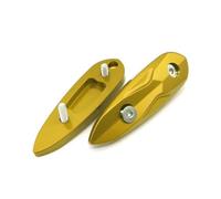 Parte retrovisore Copertura Del Foro Dello Specchietto Retrovisore CNC Per Moto, Eliminatori Specchio, Base Deflettore Per YAMAHA R25 R3 MT03 2013-2020 R15 V3 2017-2020(Jaune)