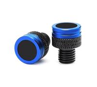 Parte retrovisore Moto CNC In Lega Di Alluminio Specchietto Retrovisore Foro Copertura Accessori Per SYM Per Husky ADV150 Per Cruisym 150 GT X 300 Per Joymax 400 ZF(Blue)