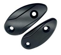 Parte retrovisore Moto CNC Specchietto Retrovisore Foro Coperchio Tappo Specchio Eliminatori Deflettore Copertura Base Per HONDA CBR 1000 RR CBR1000RR 2008-2017 2016 2015 2014(Black)