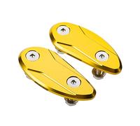 Parte retrovisore Moto CNC Specchietto Retrovisore Foro Copertura Parabrezza Specchio Telaio Cap Blocco Di Base Per Honda CBR1000RR CBR 1000RR 2008-2017 2016 2015(Gold)