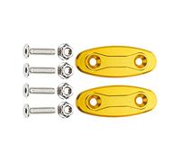 Parte retrovisore Moto CNC Specchietto Retrovisore Foro Copertura Parabrezza Specchio Telaio Cap Blocco Di Base Per Suzuki GSXR 1000 GSX-R1000 600 750 2015 2016(Gold)