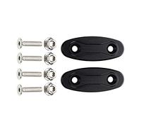 Parte retrovisore Moto CNC Specchietto Retrovisore Foro Copertura Parabrezza Specchio Telaio Cap Blocco Di Base Per Suzuki GSXR 1000 GSX-R1000 600 750 2015 2016(Black)