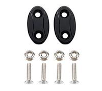 Parte retrovisore Moto CNC Specchietto Retrovisore Foro Copertura Specchio Parabrezza Telaio Cap Base Block Per BMW S1000RR S 1000RR 1000 RR 2009-2018(Black)