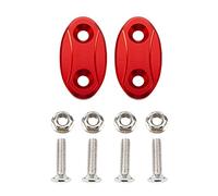 Parte retrovisore Moto CNC Specchietto Retrovisore Foro Copertura Specchio Parabrezza Telaio Cap Base Block Per BMW S1000RR S 1000RR 1000 RR 2009-2018(Red)