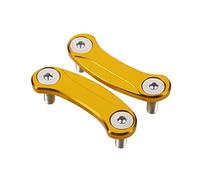 Parte retrovisore Moto CNC Specchietto Retrovisore Foro Della Copertura Per Kawasaki ZX6R ZX-6R ZX 6R 2019 2020 2021 Parabrezza Specchio Telaio Cap Blocco Di Base(Gold)