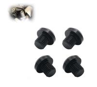 Parte retrovisore Moto M10 * 1.25 Per Yamaha FZ07 FZ09 FZ1 MT07 MT09 XSR900 Filettato Foro Specchio Tappo A Vite Bulloni Coperture Caps(2left 2right Black)