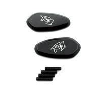 Parte retrovisore Moto Nero Specchio Block Off Cap R1 Base Piastre Di Copertura Per Yamaha YZFR1 YZF-R1 2000-2008 2009 2010 2011 2012 2013 2014