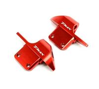 Parte retrovisore Moto Parabrezza Guidato Specchio Foro Copertura Specchietto Retrovisore Blocco Per YAMAHA TMAX 530 2012-2016 T-MAX TMAX530 SX DX 2017 2018 2019(Red)