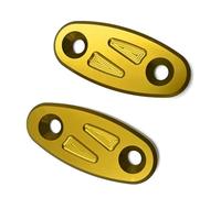 Parte retrovisore Moto Parabrezza Tappo Dello Specchio Guidato Eliminatori Foro Della Copertura Protezione Per HONDA CBR650R CBR650F CBR500R CBR300R CBR250R(Gold)