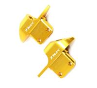 Parte retrovisore Moto Specchi Retrovisori Staffa Laterale Foro Tappi Per YAMAHA TMAX 530 2012-2016 T-MAX TMAX530 SX DX 2017 2018 2019(Gold)