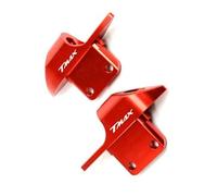 Parte retrovisore Moto Specchi Retrovisori Staffa Laterale Foro Tappi Per YAMAHA TMAX 530 2012-2016 T-MAX TMAX530 SX DX 2017 2018 2019(Red)