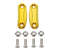 Parte retrovisore Moto Specchietto Retrovisore Foro Copertura Parabrezza Specchio Telaio Cap Blocco Di Base Per Kawasaki ZX10R ZX-10R ZX 10R 2011 2012 2013 2014 2015(Gold)