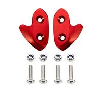 Parte retrovisore Moto Specchietto Retrovisore Foro Della Copertura Del Parabrezza Specchio Telaio Specchi Cap Base Block Per YAMAHA R1 R 1 2015-2019 R1M 2016-2019(Red)