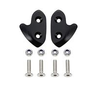 Parte retrovisore Moto Specchietto Retrovisore Foro Della Copertura Del Parabrezza Specchio Telaio Specchi Cap Base Block Per YAMAHA R1 R 1 2015-2019 R1M 2016-2019(Black)