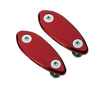 Parte retrovisore Per Kawasaki Ninja 400 2018-2022 Moto Alluminio Specchietto Retrovisore Foro Della Copertura Dello Specchio Telaio Cap Blocco Di Base Per 650 2016-2021 2019 2020(Red)