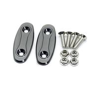 Parte retrovisore Per Suzuki GSXR600 GSXR750 GSXR1000 GSX-R 2015 2016 Moto Specchietto Retrovisore Copertura Base Parabrezza Drive Eliminator Specchio Foro(Grey)