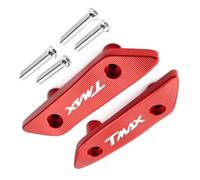 Parte retrovisore Per YAMAHA TMAX560 TECH MAX 2022-2023 TMAX 560 Accessori Moto Alluminio Specchio Retrovisore Foro Tappo Di Copertura Supporto Della Piastra(Red)