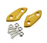 Parte retrovisore Tappo Foro Specchietto Retrovisore Per Moto, Copri Staffa Specchietti Retrovisori Laterali, In Alluminio Per Aprilia RSV4 2021 2022 2023(Jaune)
