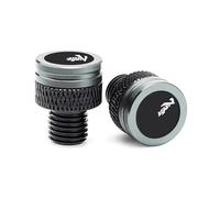 Parte retrovisore Tappo Per Foro Specchietto Retrovisore Laterale CNC Per Moto, Accessori Per Honda Varadero XL1000 XL 1000 1999-2000 2001 2002 2003 2004(Grey)