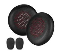 Parte riparazione ' auricolare, cuscinetto auricolare | Paraorecchie in pelle proteica, spugne morbide, cuscinetti per auricolari con forma microfono per cuffie Poly