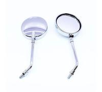 Parte specchietti per moto Specchietto Retrovisore Per Moto Per Aprilia Pegaso 650 SR 50 CR150 Specchietto Retrovisore Laterale Specchietto Laterale Regolabile 1 paio di specchietti per moto(Argento)