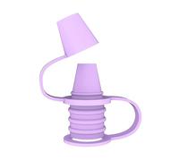 Parte superiore delle bottiglie in silicone, adattatore per beccuccio a prova di fuoriuscite, Tappo per bottiglia d'acqua portatile, Attacco adattatore per beccuccio per bottiglie sicuro e