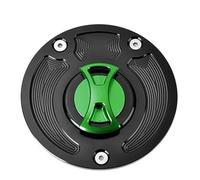 Parte tappo serbatoio Copertura Protettiva Per Serbatoio Carburante Per Moto Con Apertura Rapida Per Kawasaki Z1000 2003-2017, Z800 2013-2016, Z125 2016, ZX9R 2000-2003(Vert)