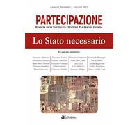 Partecipazione. Rivista dell'Istituto «Stato e Partecipazione» (2022). Vol. 2: stato necessario, Lo.