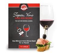 Partecipazione - Vino, Tapas e UN omicidio - Morte sulla Bodega Alegria - Gioco di criminalità per 4 persone - Gioco di criminalità per adulti - Maiorca - Cena assassinante