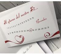 PARTECIPAZIONI NOZZE inviti sposi BUONANNO E001