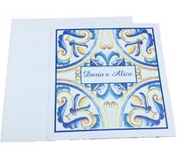 PARTECIPAZIONI PERSONALIZZATE MATRIMONIO NOZZE INVITO BUSTE SPOSI 315400